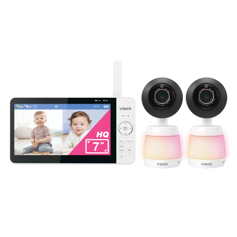 Official VTech® Baby Care | Smart HQ Max Twin 2 cameras baby monitor